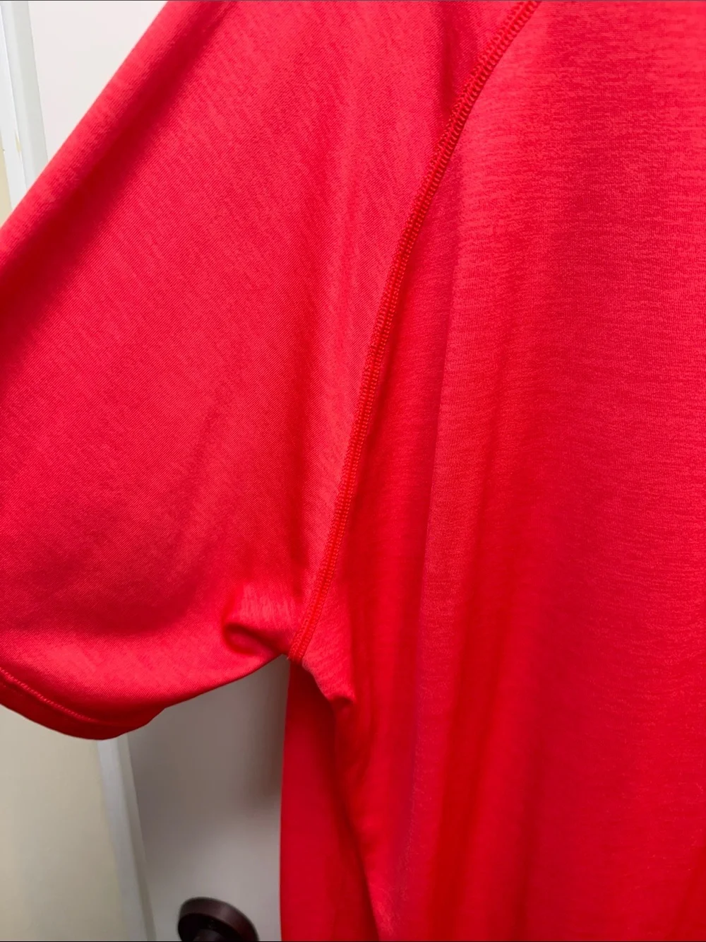 Under Armour Bright Red Short Sleeve Performance Tee - Picture 8 of 10